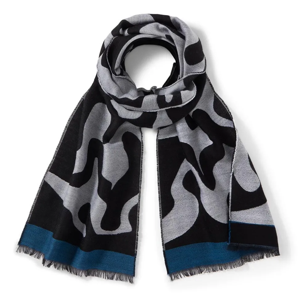 Scarves & Wraps*The Met Store Egyptian Swirled Glass Unisex Oblong Jacquard Scarf