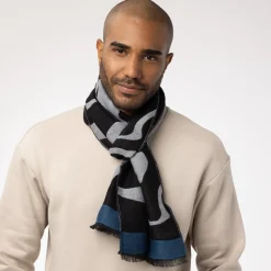 Scarves & Wraps*The Met Store Egyptian Swirled Glass Unisex Oblong Jacquard Scarf