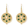 Earrings*The Met Store Embellished Disc Drop Earrings