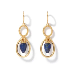 Earrings*The Met Store Etruscan Lapis Double-Drop Earrings