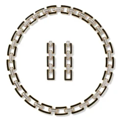 Jewelry Sets*The Met Store European Buckle Enamel Collar Necklace and Drop Earrings Set