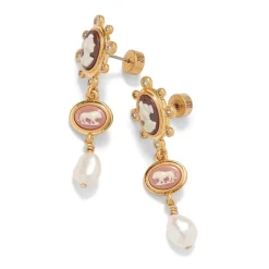 Earrings*The Met Store European Cameo Drop Earrings