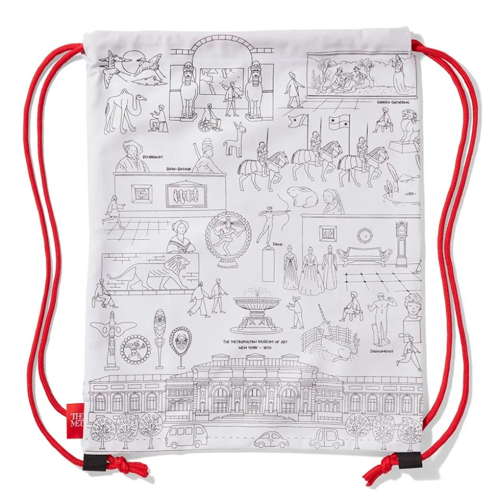 Art Supplies & Easels*The Met Store Favorite Galleries of The Met Color & Learn Washable Kids' Drawstring Backpack