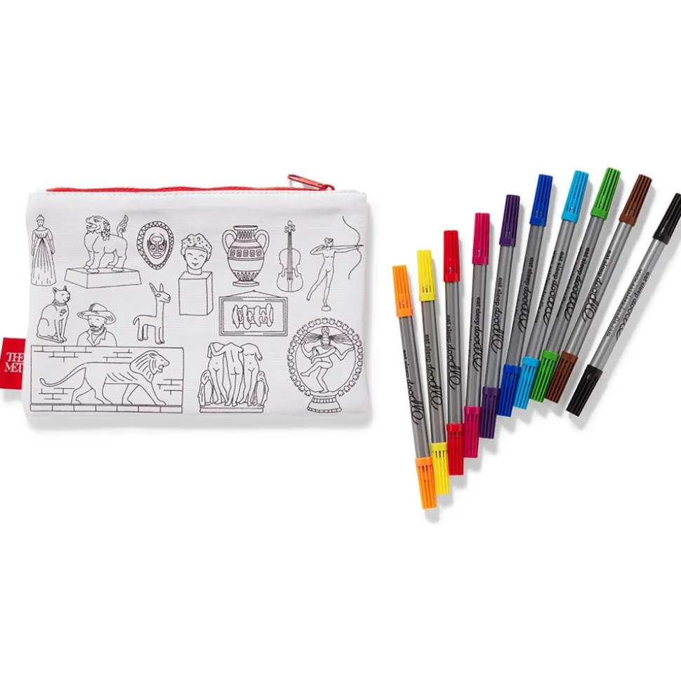 Art Supplies & Easels*The Met Store Favorite Galleries of The Met Color & Learn Washable Kids' Pencil Case