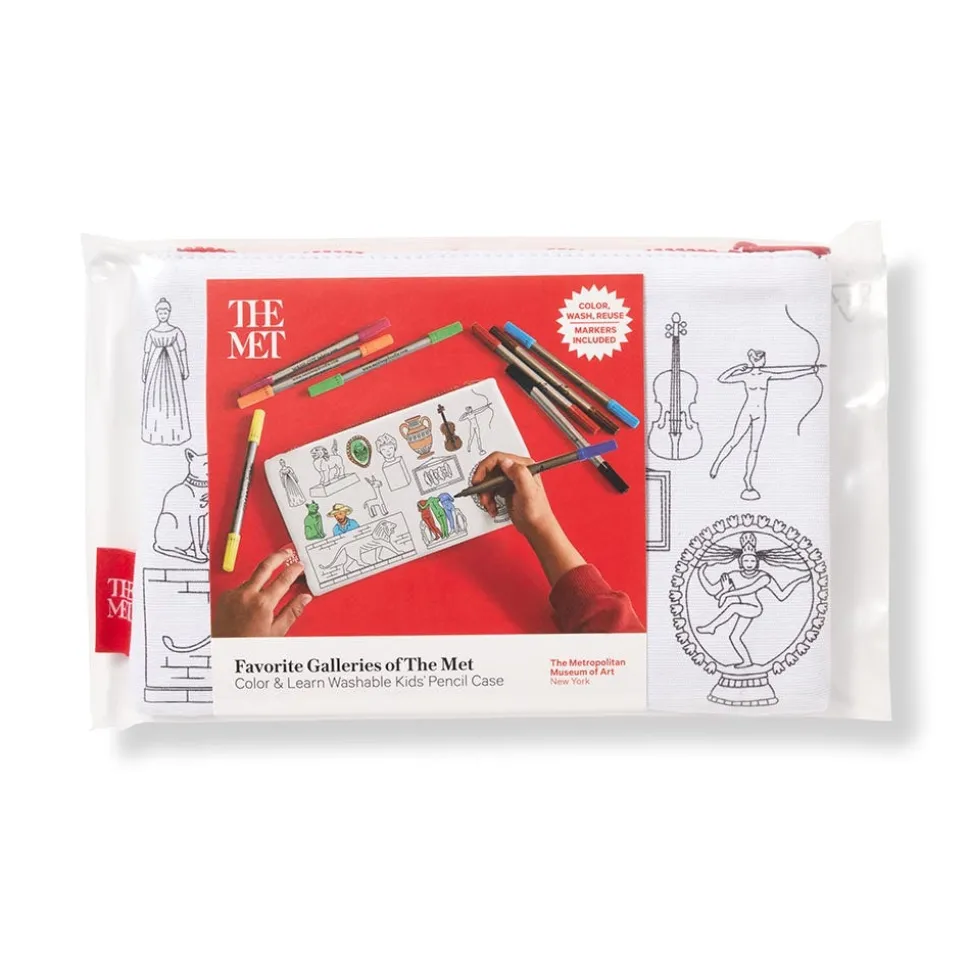 Art Supplies & Easels*The Met Store Favorite Galleries of The Met Color & Learn Washable Kids' Pencil Case