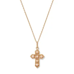 Necklaces*The Met Store Filipino Pearl Cross Pendant Necklace