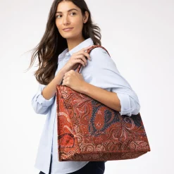 Bags*The Met Store Four Seasons Paisley Oversize Structured Tote