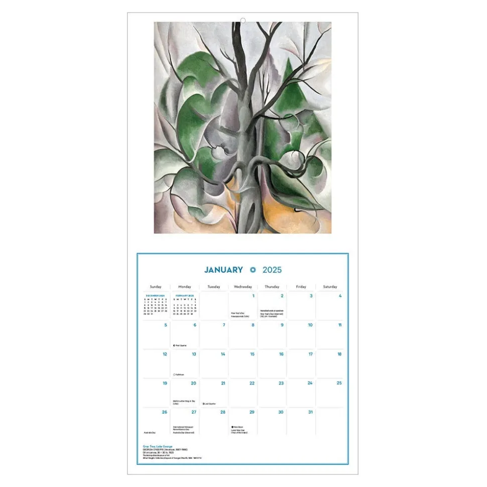 Calendars*The Met Store Georgia O'Keeffe Wall Calendar 2025