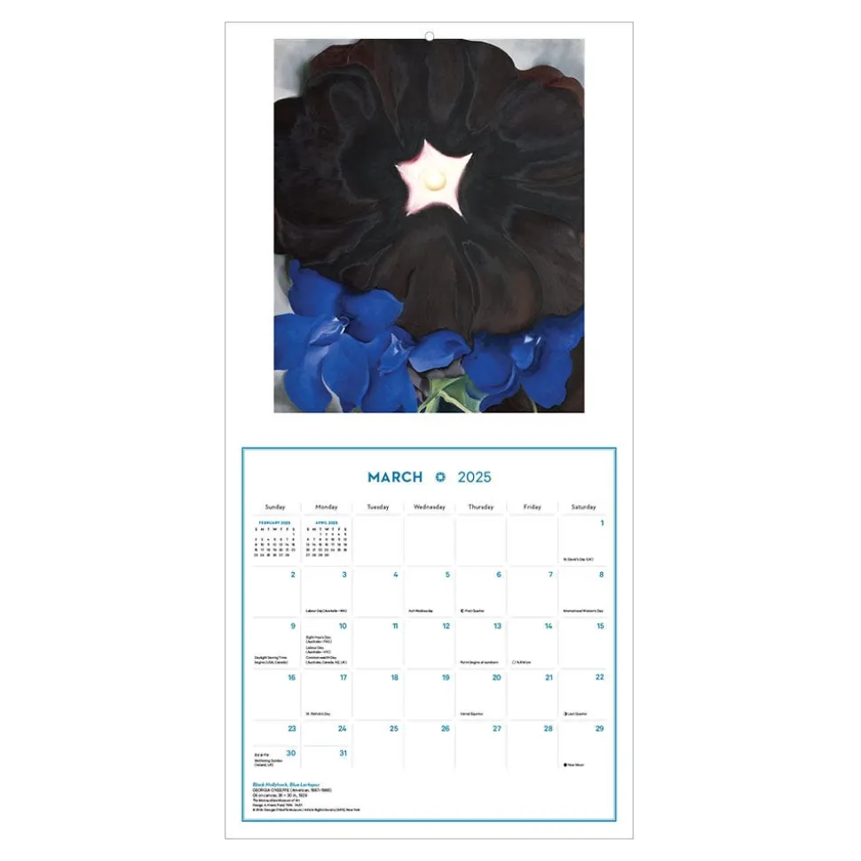 Calendars*The Met Store Georgia O'Keeffe Wall Calendar 2025