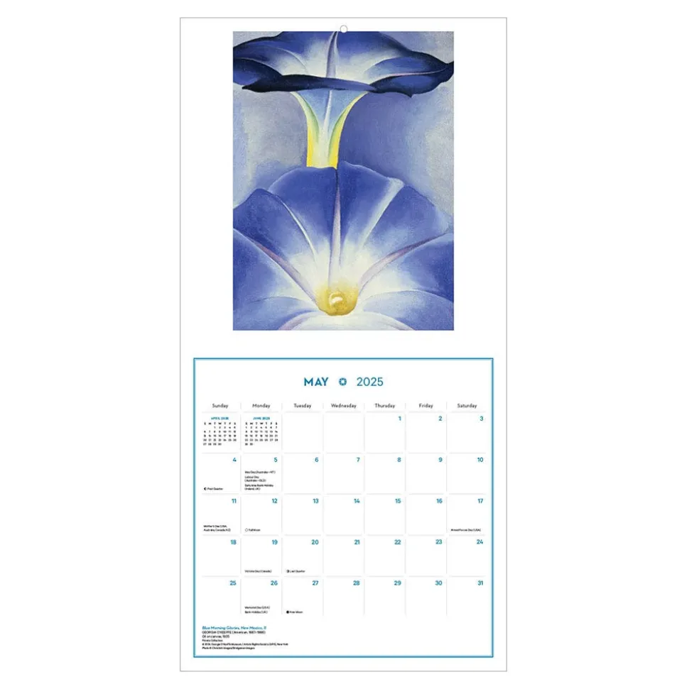 Calendars*The Met Store Georgia O'Keeffe Wall Calendar 2025