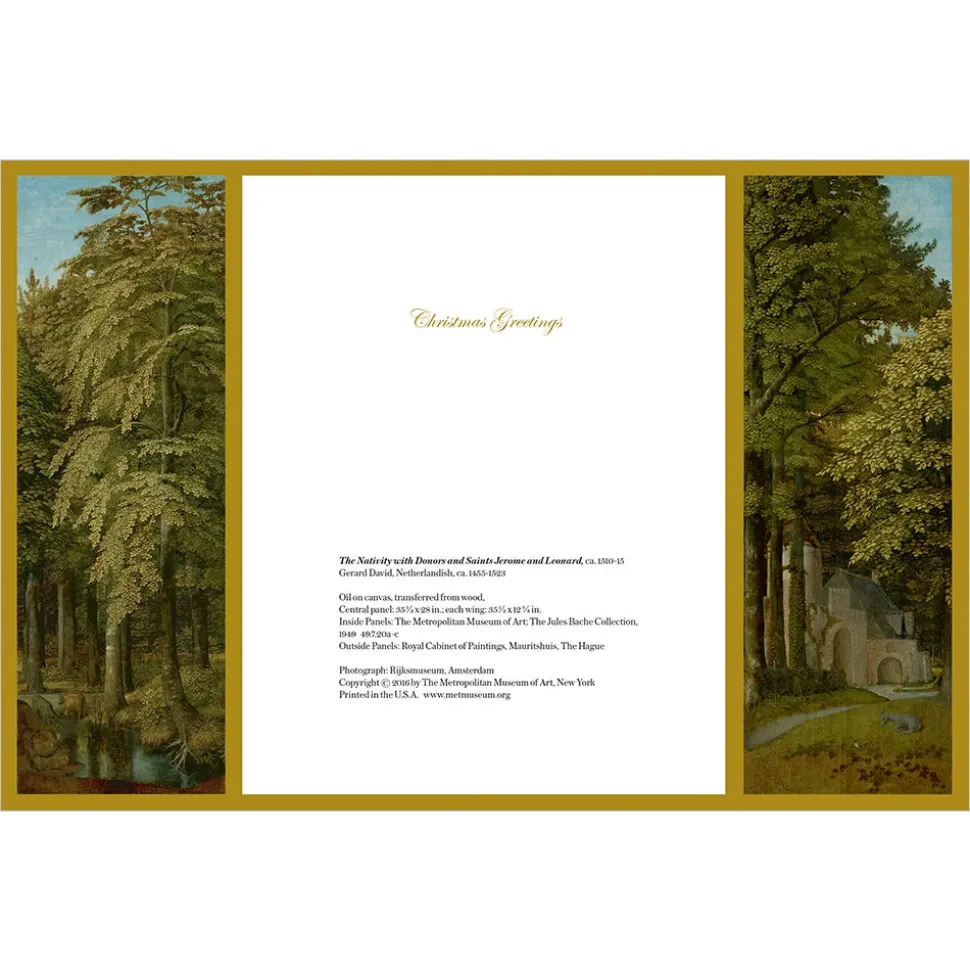 Holiday Cards*The Met Store Gerard David: The Nativity Triptych Holiday Cards