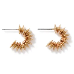 Earrings*The Met Store Golden Disc Huggie Earrings