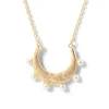 Necklaces*The Met Store Hammered Crescent Pearl Pendant Necklace