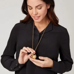 Watches*The Met Store Hand-Enameled Egg Pendant Watch