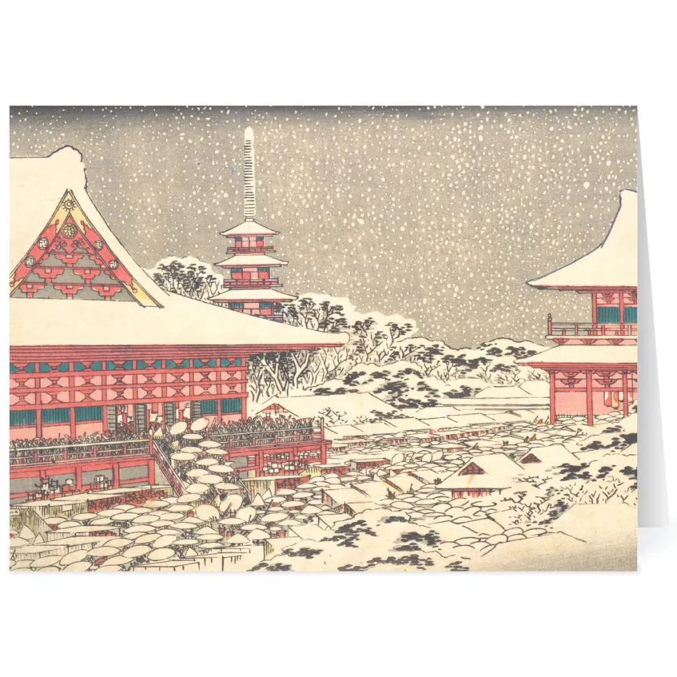 Holiday Cards*The Met Store Hiroshige: Year-End Fair Holiday Cards
