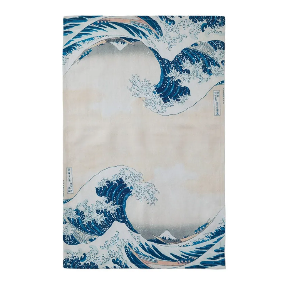 Decorative Accents*The Met Store Hokusai Great Wave Tea Towel