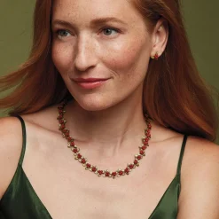 Necklaces*The Met Store Holly Berry Jade Statement Necklace