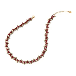 Necklaces*The Met Store Holly Berry Jade Statement Necklace