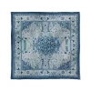 Small Accessories*The Met Store Iranian Vase Carpet Blue Cotton-and-Silk Pocket Square