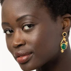 Earrings*The Met Store Japanese Imari Statement Drop Earrings