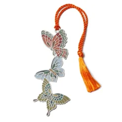 Office*The Met Store Japanese Obi Butterflies Bookmark