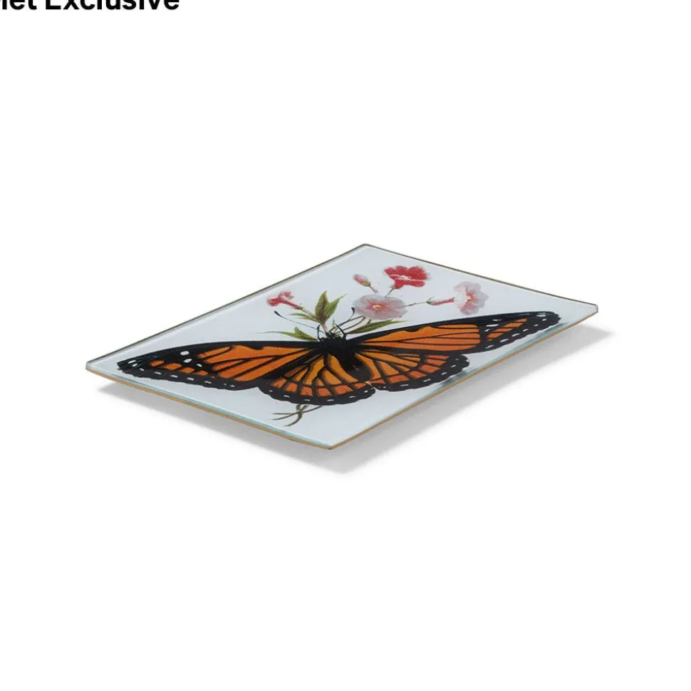 Decorative Accents*The Met Store John Derian Dark Veinlet Butterfly Mini Decoupage Tray