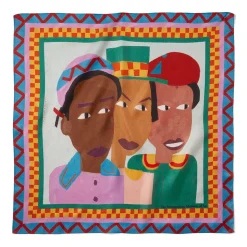 Scarves & Wraps*The Met Store Johnson Three Children Silk Neckerchief