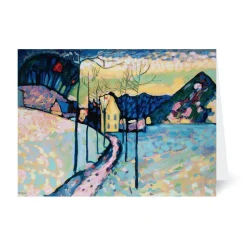 Holiday Cards*The Met Store Kandinsky: Winter Landscape Holiday Cards