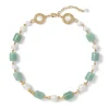 Necklaces*The Met Store Karavas Gems Large-Bead Aventurine and Pearl Necklace