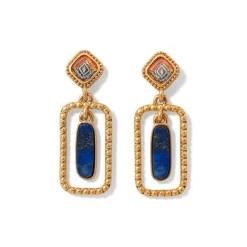 Earrings*The Met Store Kashan Carpet Rectangular Drop Earrings