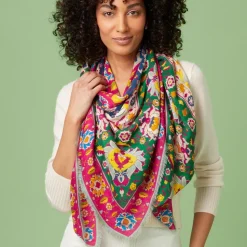 Scarves & Wraps*The Met Store Kashan Carpet Square Scarf