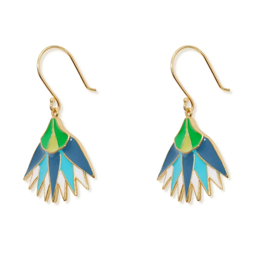 Earrings*The Met Store Lotus Blossom Drop Earrings