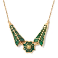 Necklaces*The Met Store Lotus Pagoda Plique-à-Jour Pendant Necklace