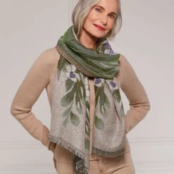 Scarves & Wraps*The Met Store Louis C. Tiffany Gladioli Wool-Blend Shawl
