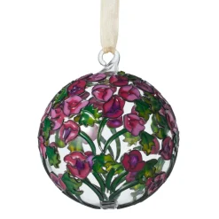 Ornaments*The Met Store Louis C. Tiffany Hollyhocks Cloisonné Ornament