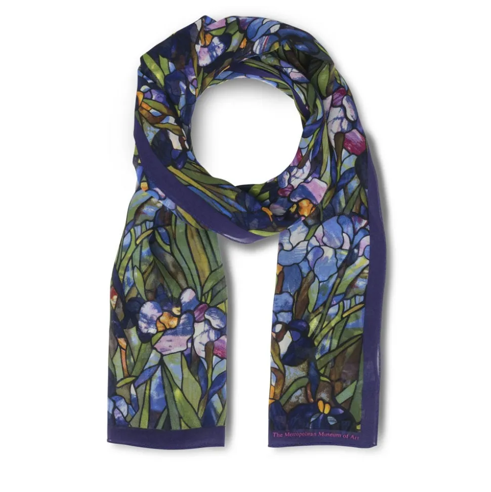 Scarves & Wraps*The Met Store Louis C. Tiffany Irises Oblong Silk Scarf