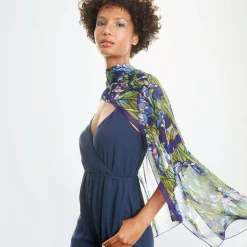 Scarves & Wraps*The Met Store Louis C. Tiffany Irises Oblong Silk Scarf