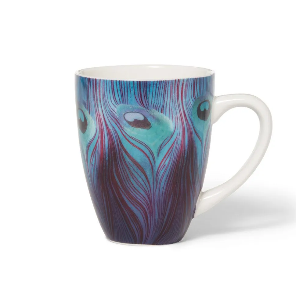 Tableware*The Met Store Louis C. Tiffany Peacock Feather Covered Mug with Tea Infuser