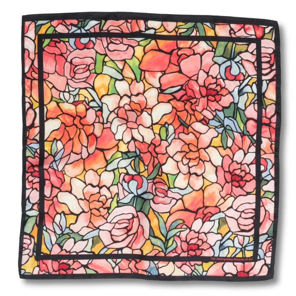 Scarves & Wraps*The Met Store Louis C. Tiffany Peonies Silk Neckerchief