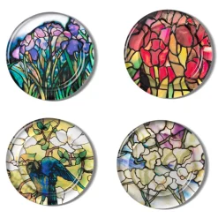 Tableware*The Met Store Louis C. Tiffany Stained-Glass Coasters