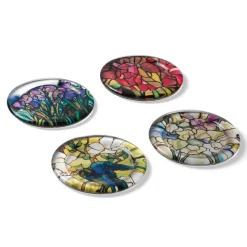 Tableware*The Met Store Louis C. Tiffany Stained-Glass Coasters