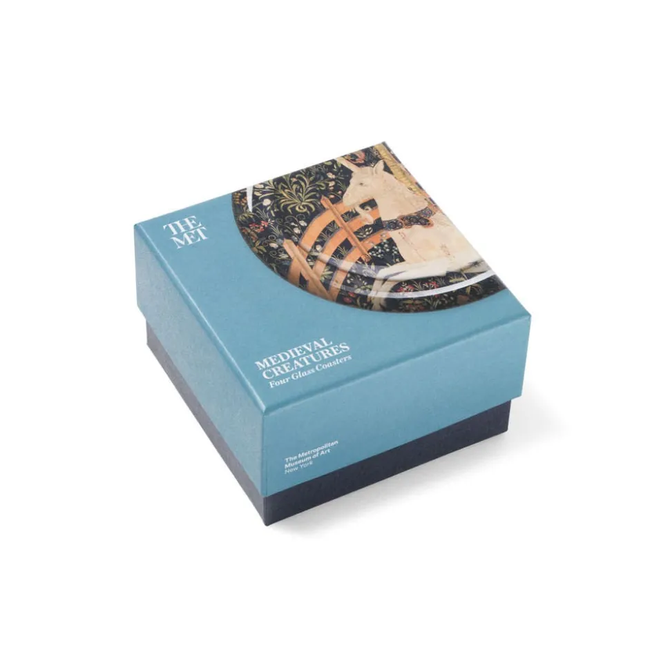 Tableware*The Met Store Medieval Creatures Glass Coasters