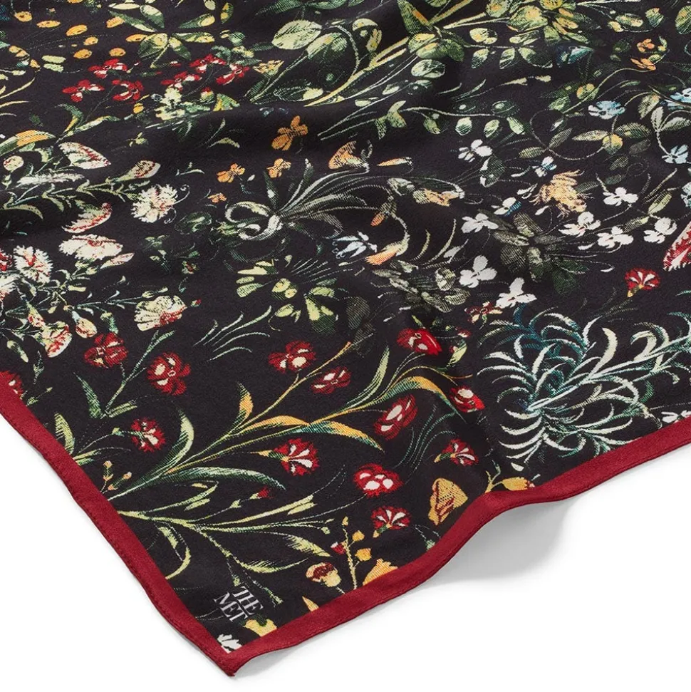 Scarves & Wraps*The Met Store Medieval Millefleurs Oblong Silk Scarf