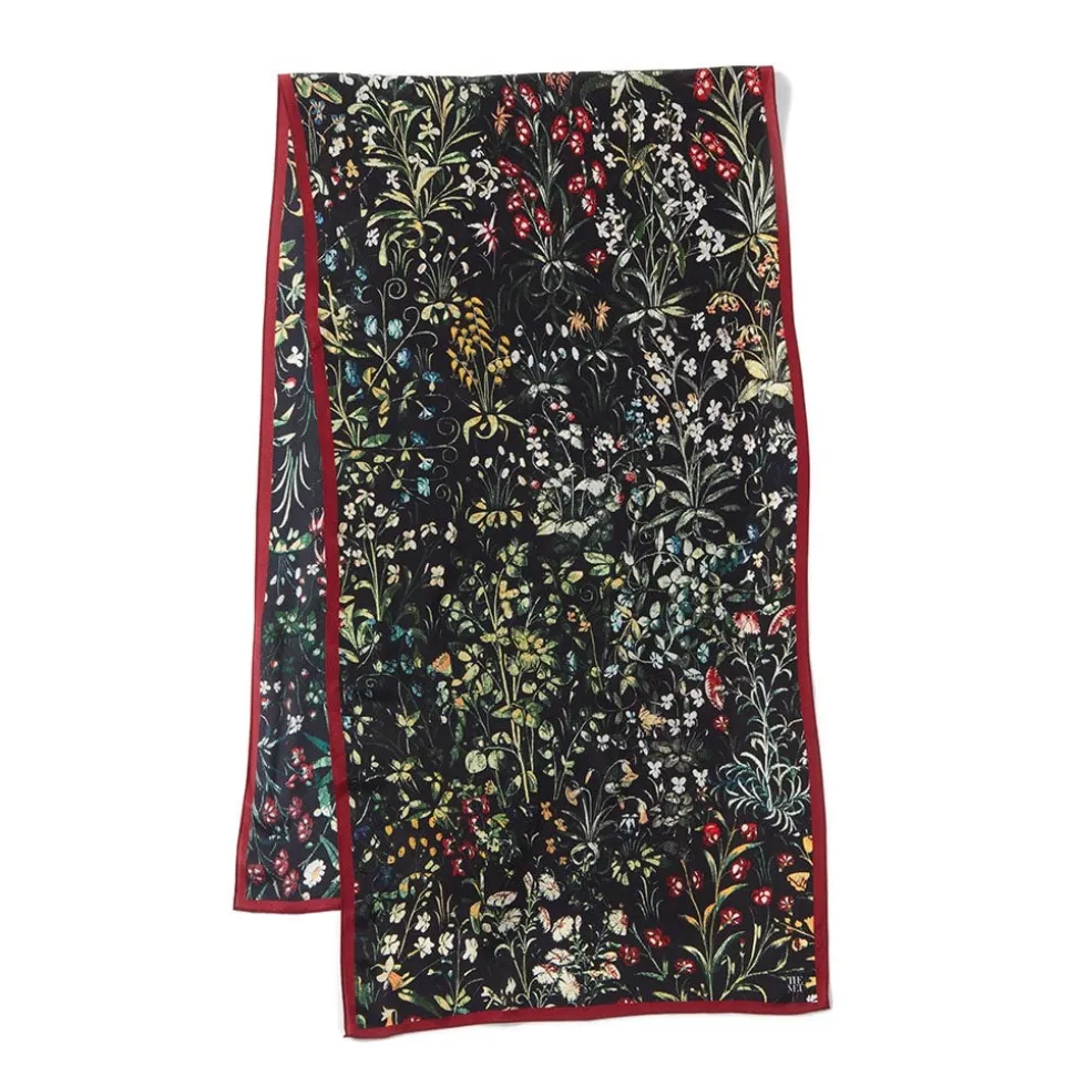 Scarves & Wraps*The Met Store Medieval Millefleurs Oblong Silk Scarf