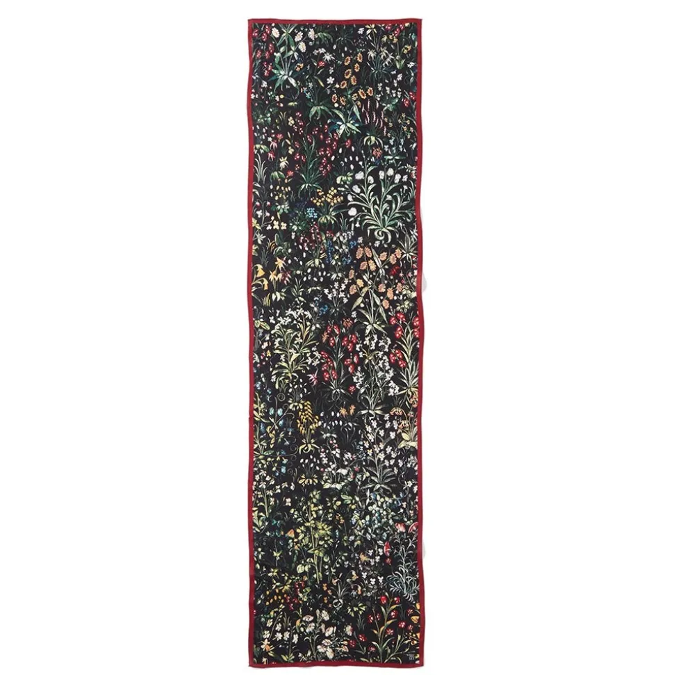 Scarves & Wraps*The Met Store Medieval Millefleurs Oblong Silk Scarf