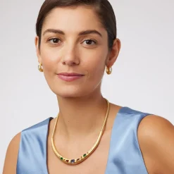 Earrings*The Met Store Medieval Stone Hoop Earrings