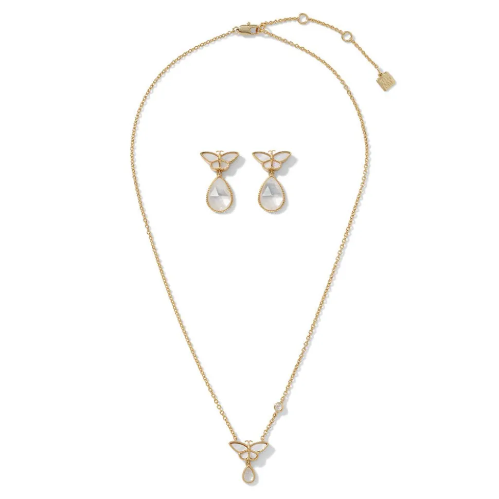 Jewelry Sets*The Met Store Meiji Butterfly Pendant Necklace and Drop Earrings Set