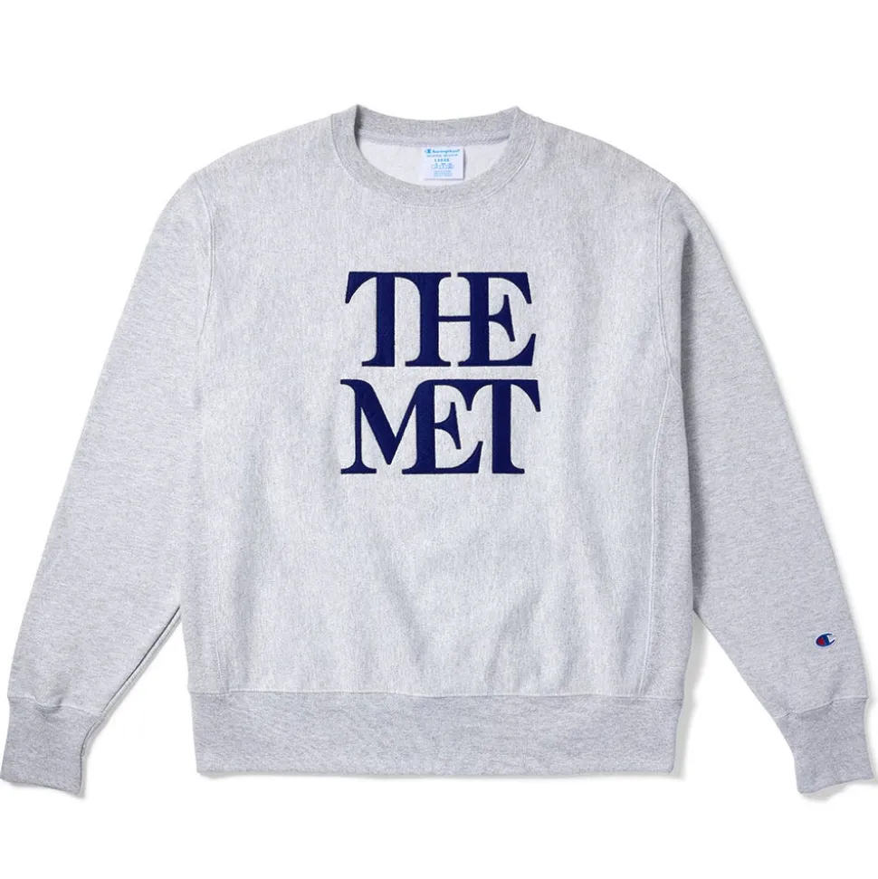 Clothing*The Met Store Met Logo Appliquéd Unisex Champion® Sweatshirt