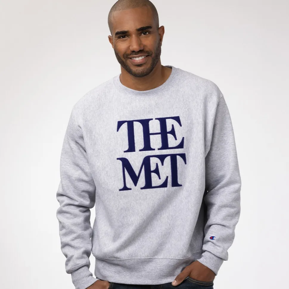 Clothing*The Met Store Met Logo Appliquéd Unisex Champion® Sweatshirt