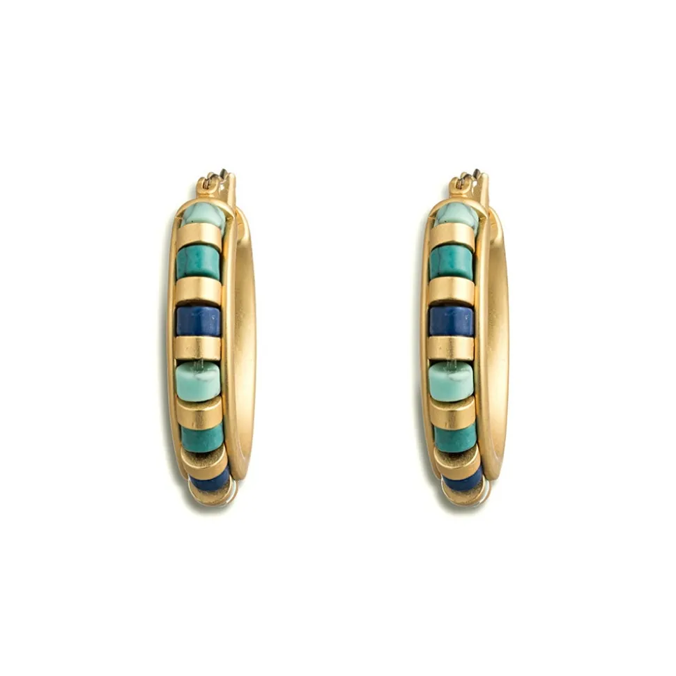 Earrings*The Met Store Middle Kingdom Cylindrical Bead Earrings